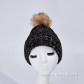 Acrylic knitted hat for women